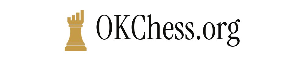 OKChess.org rectangular logo (dark text)